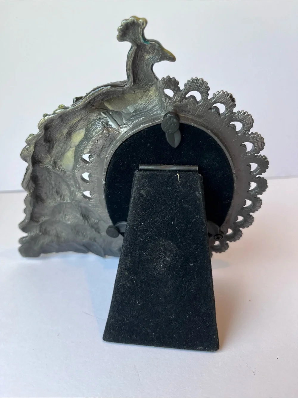Pier 1 Imports Peacock Enameled Picture Frame